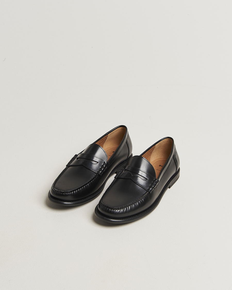 Mies | Loaferit | BOSS BLACK | Tevan Leather Moccasin Black