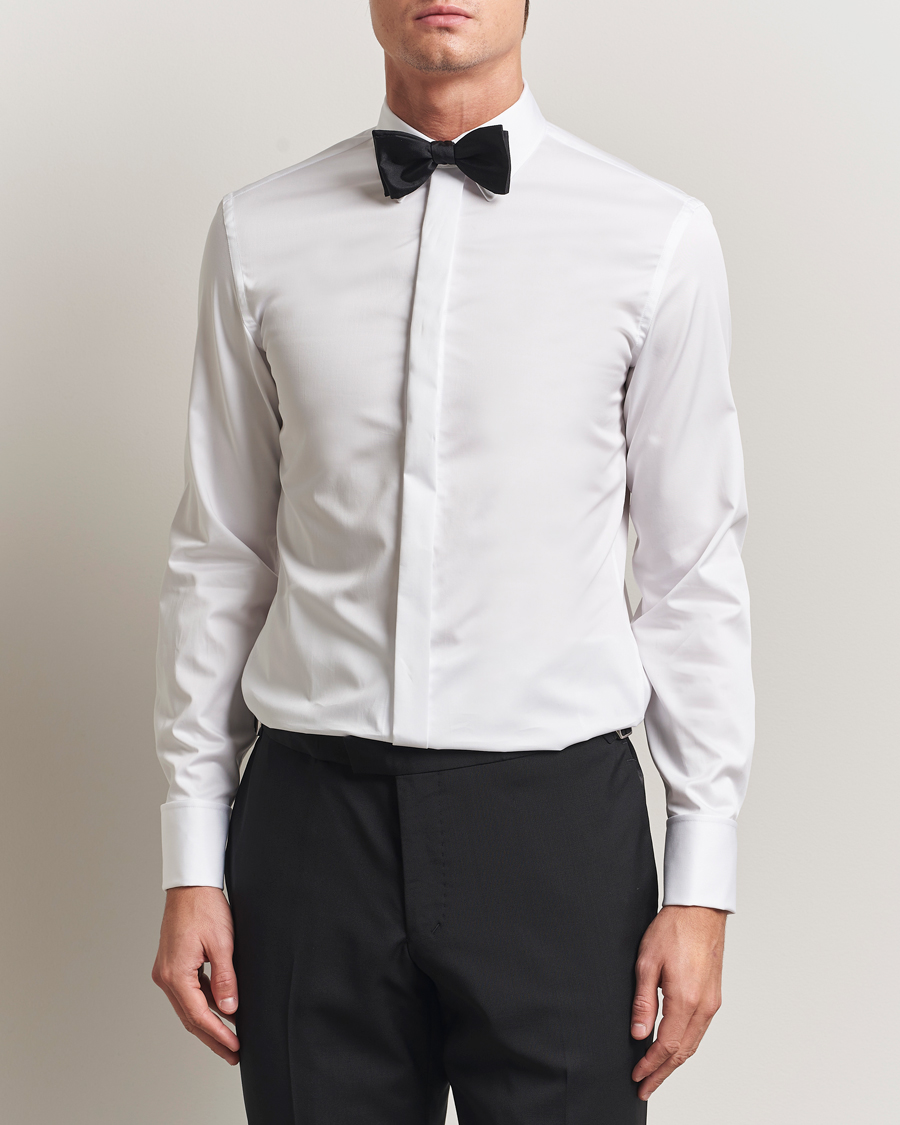 Mies | Kauluspaidat | Tiger of Sweden | Adley Tuxedo Shirt Pure White