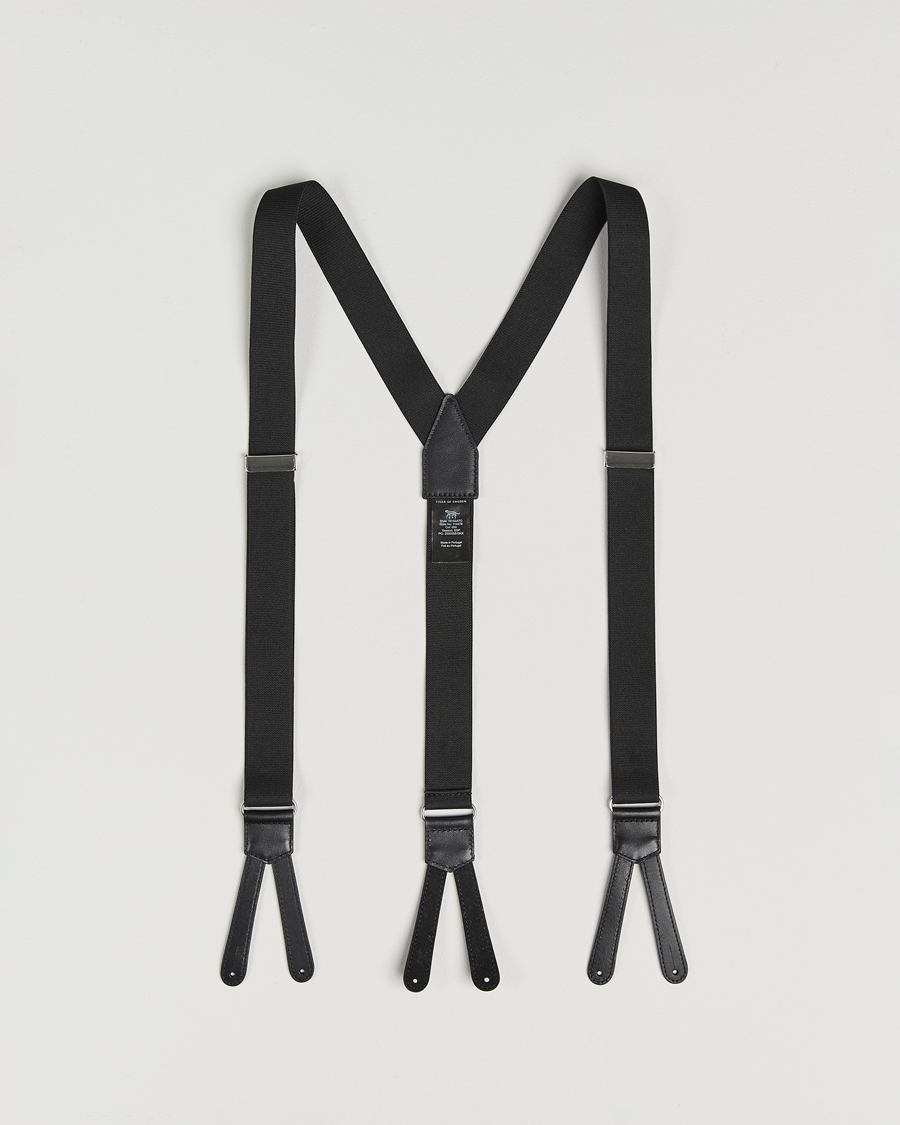 Mies | Tiger of Sweden Sessato Braces Black | Tiger of Sweden | Sessato Braces Black