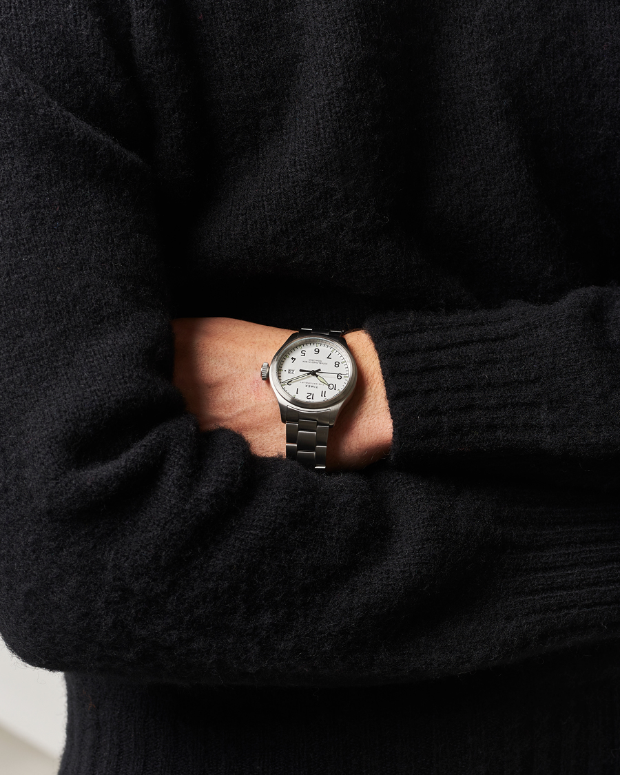 Mies | Timex Waterbury Ace 3-Hand 41mm Silver Dial | Timex | Waterbury Ace 3-Hand 41mm Silver Dial