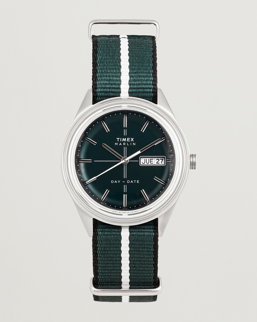 Mies | Timex Marlin Jet 3-Hand Quartz 39mm Green Dial | Timex | Marlin Jet 3-Hand Quartz 39mm Green Dial