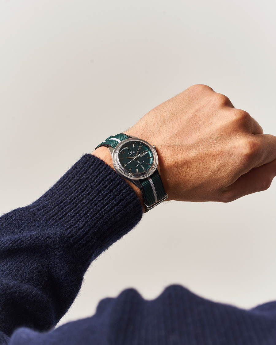 Mies | Timex Marlin Jet 3-Hand Quartz 39mm Green Dial | Timex | Marlin Jet 3-Hand Quartz 39mm Green Dial