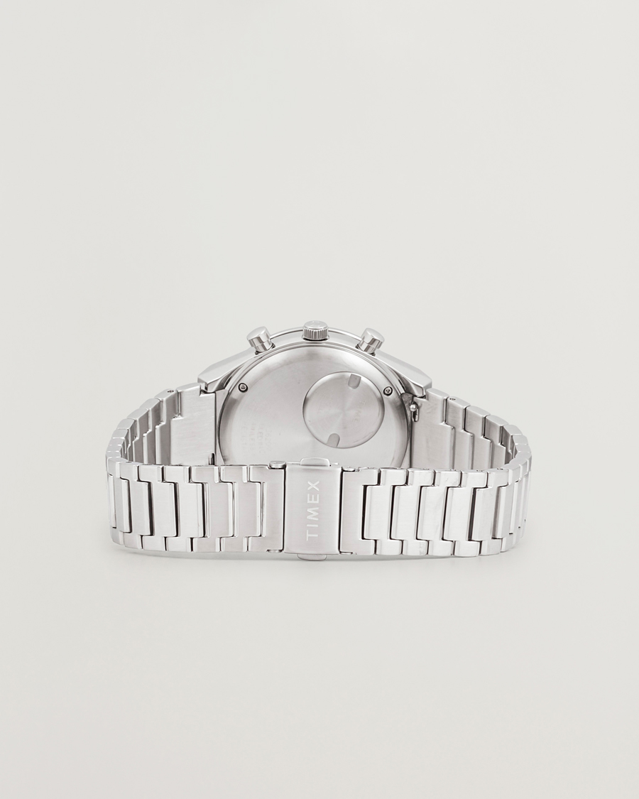 Mies | Timex Q Chronograph Tonal Sub Dials 40mm White Dial | Timex | Q Chronograph Tonal Sub Dials 40mm White Dial