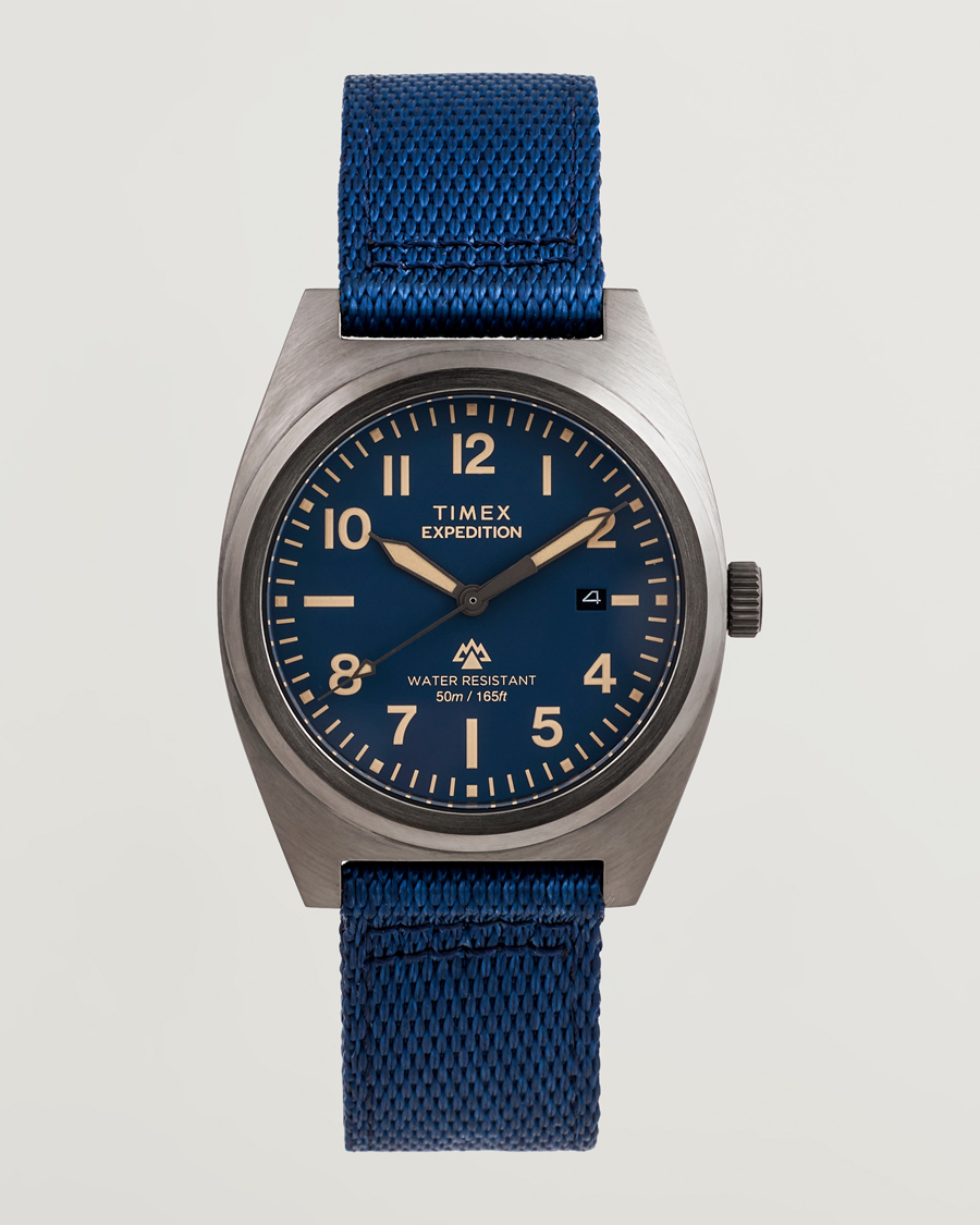 Mies | Timex Expedition Capstone rPET Strap 39mm Blue Dial | Timex | Expedition Capstone rPET Strap 39mm Blue Dial