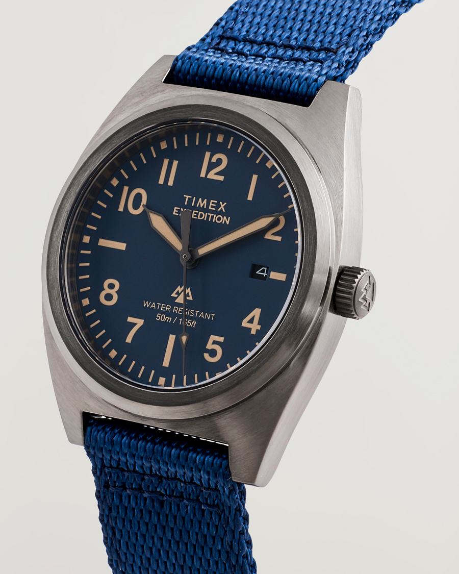 Mies | Timex Expedition Capstone rPET Strap 39mm Blue Dial | Timex | Expedition Capstone rPET Strap 39mm Blue Dial