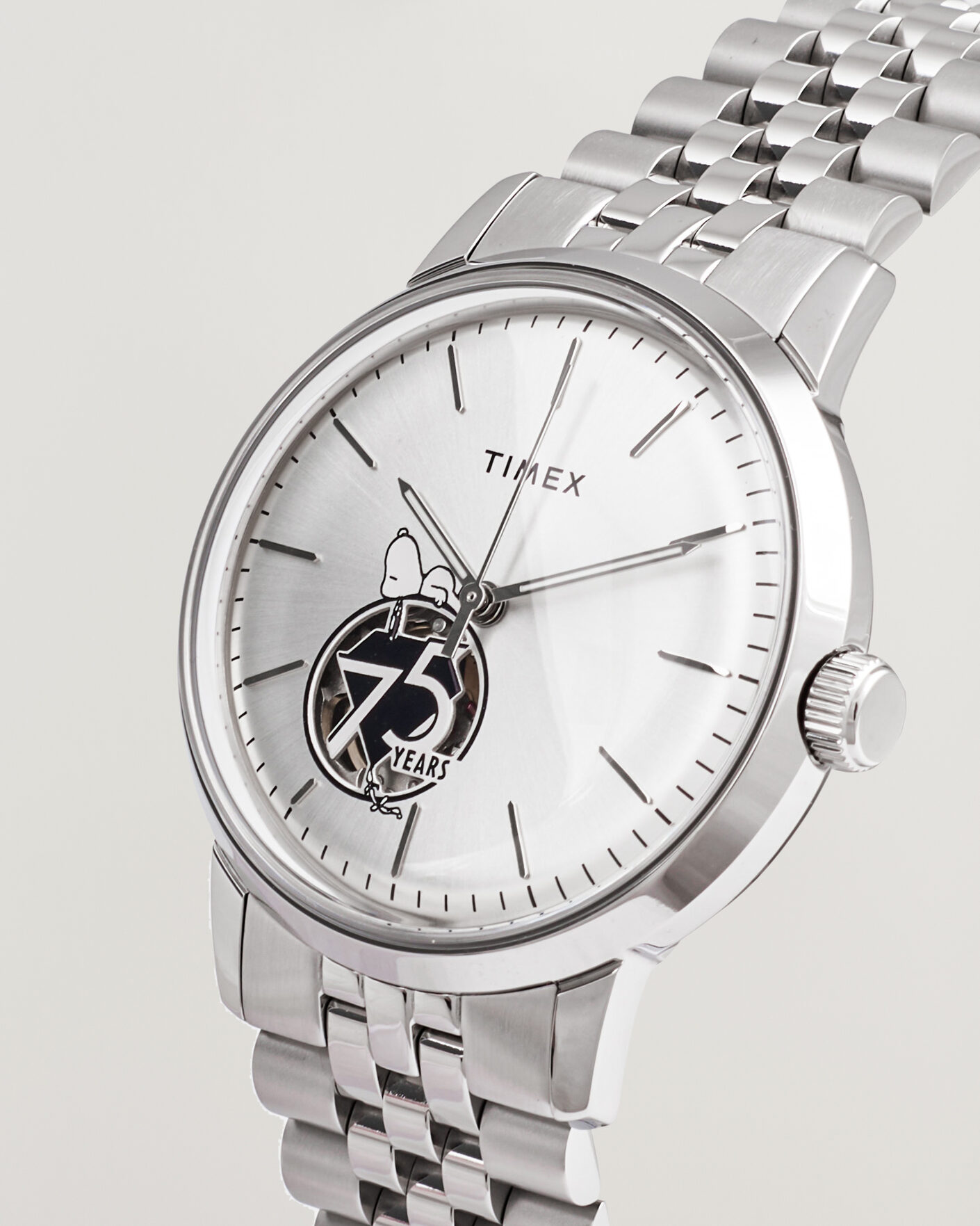 Mies | Timex Timex X Peanuts Snoopy Marlin Automatic 40mm Silver | Timex | X Peanuts Snoopy Marlin Automatic 40mm Silver