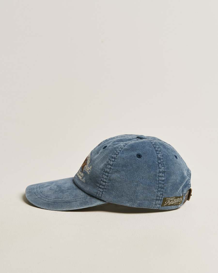 Mies | Päähineet | Polo Ralph Lauren | Corduroy Bill Cap Faded Navy