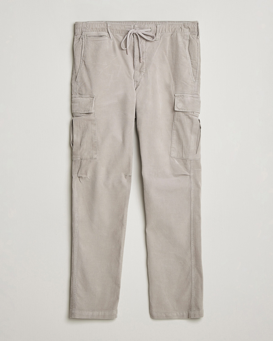 Mies | Housut | Polo Ralph Lauren | Corduroy Cargo Pants Grey Dawn