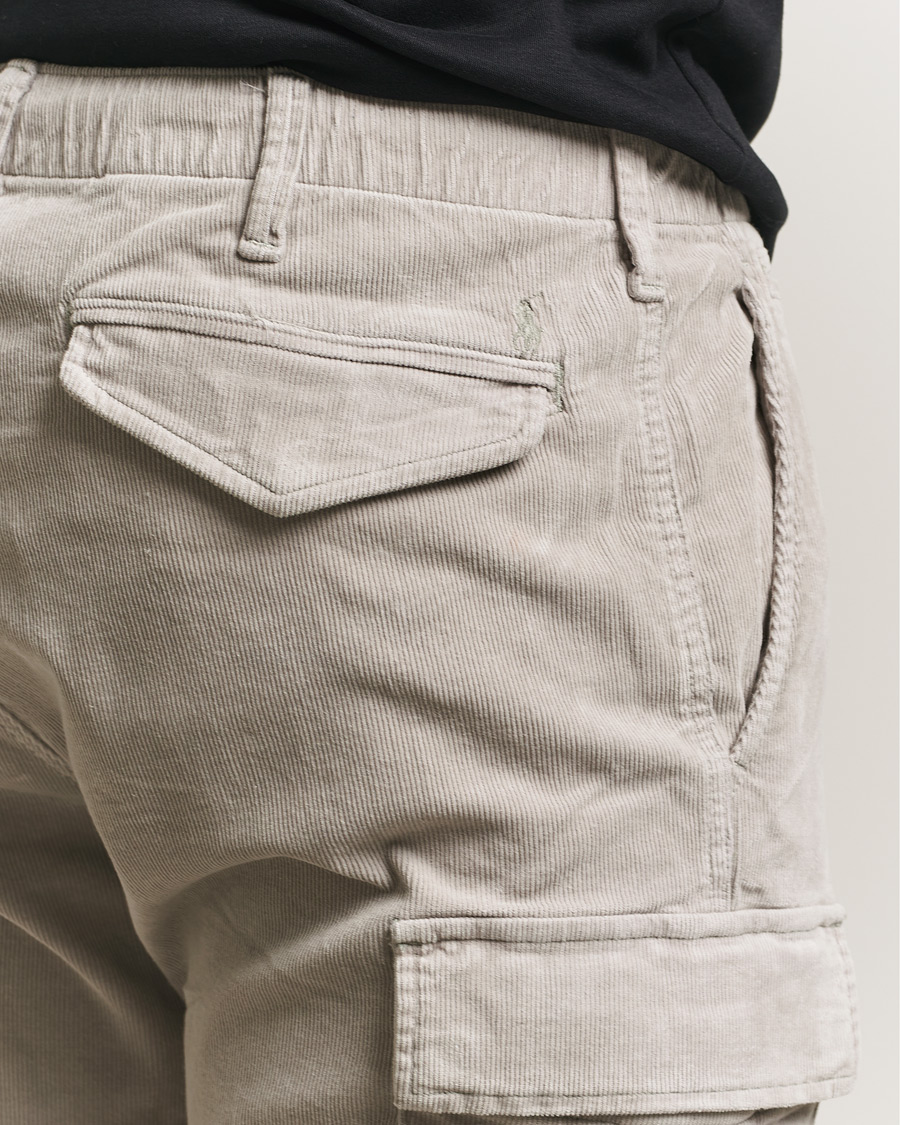 Mies | Housut | Polo Ralph Lauren | Corduroy Cargo Pants Grey Dawn