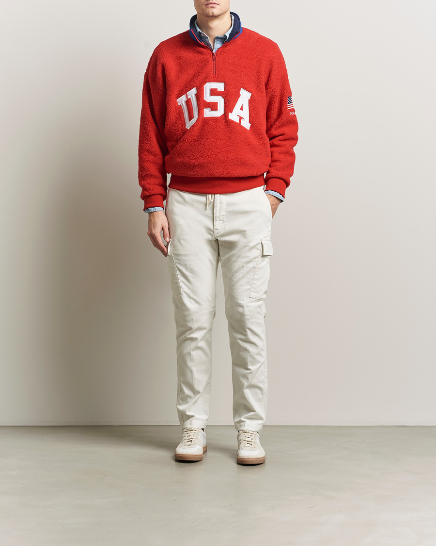 Mies | Housut | Polo Ralph Lauren | Corduroy Cargo Pants Antique Cream