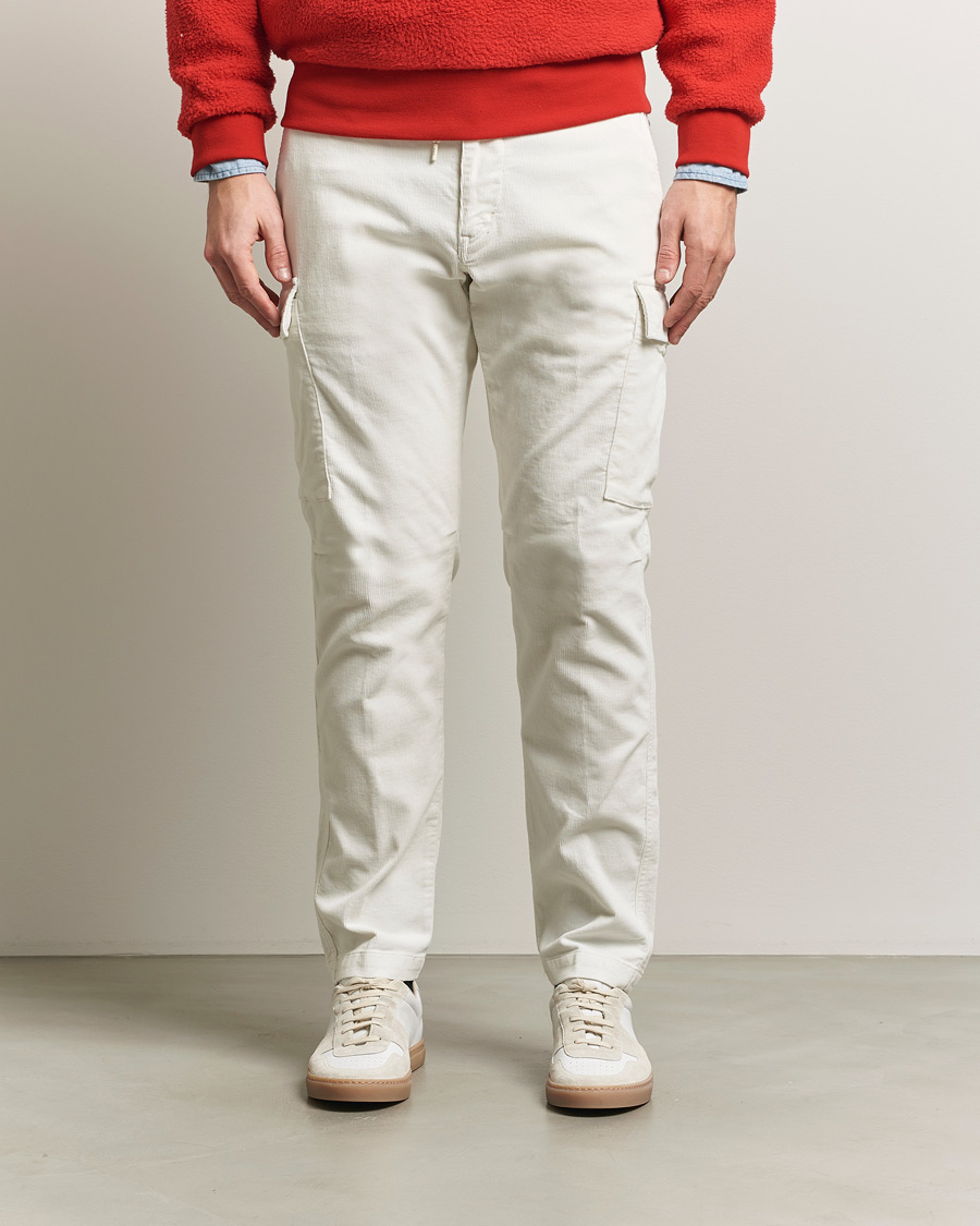 Mies | Housut | Polo Ralph Lauren | Corduroy Cargo Pants Antique Cream