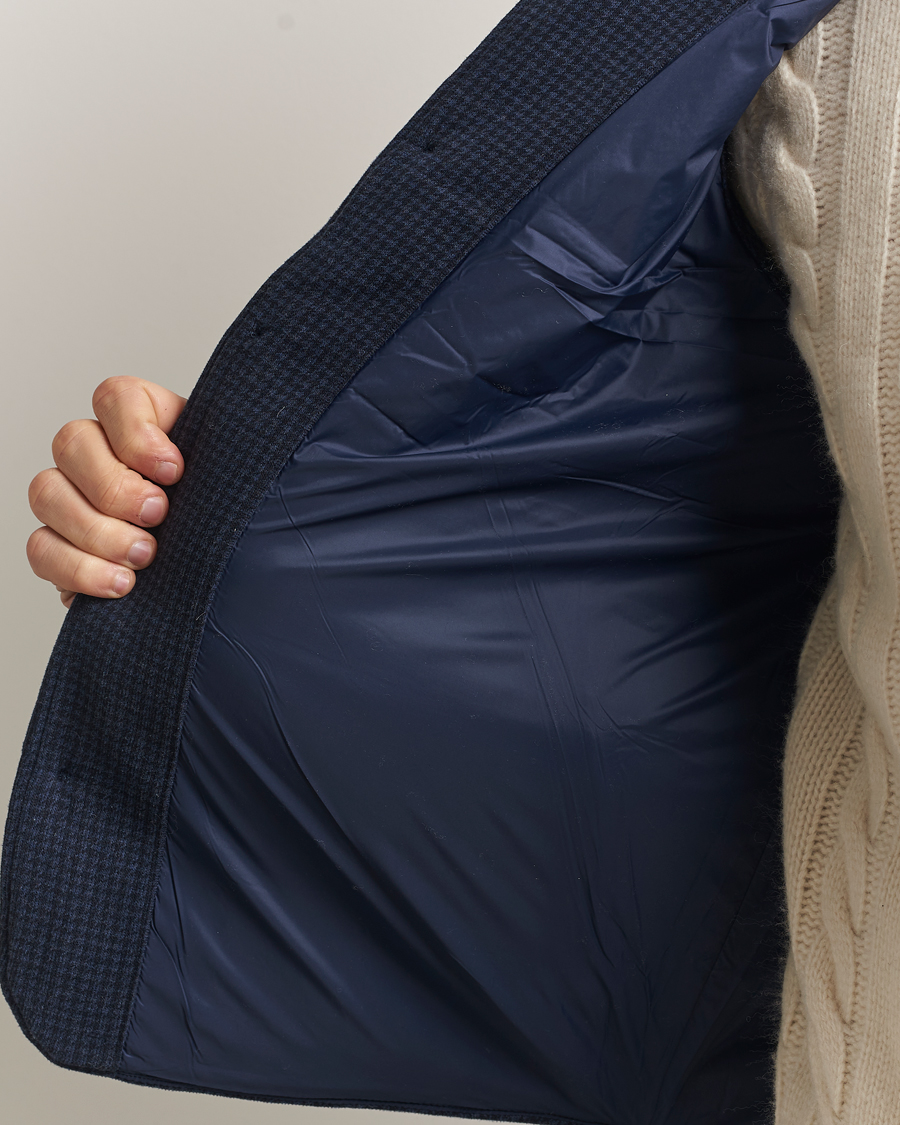 Mies | Ulkoliivit | Polo Ralph Lauren | Knitted Dogtooth Vest Winter Navy Heather