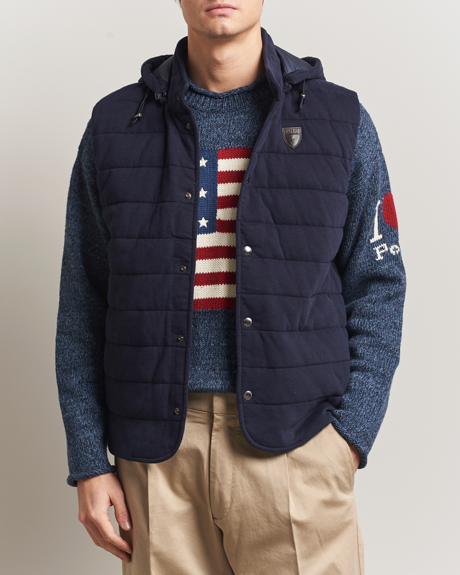 Mies | Ulkoliivit | Polo Ralph Lauren | Double Knitted Vest RL Navy