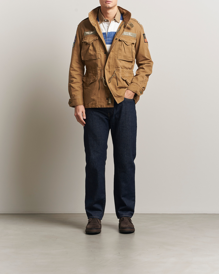 Mies | Takit | Polo Ralph Lauren | Herringbone Field Patch Jacket Sandsurf