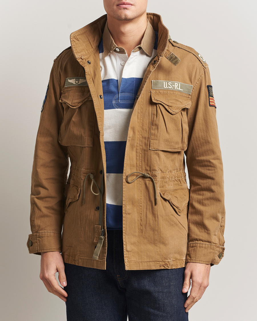 Mies | Takit | Polo Ralph Lauren | Herringbone Field Patch Jacket Sandsurf