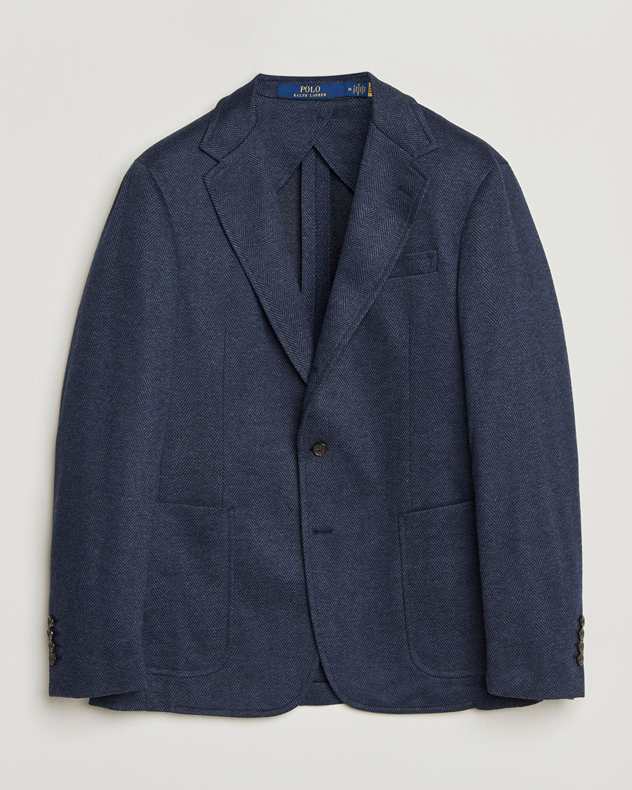 Mies | Pikkutakit | Polo Ralph Lauren | Herringbone Single Breasted Sportcoat Navy Multi