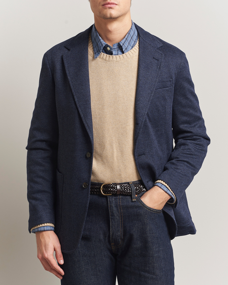 Mies | Pikkutakit | Polo Ralph Lauren | Herringbone Single Breasted Sportcoat Navy Multi