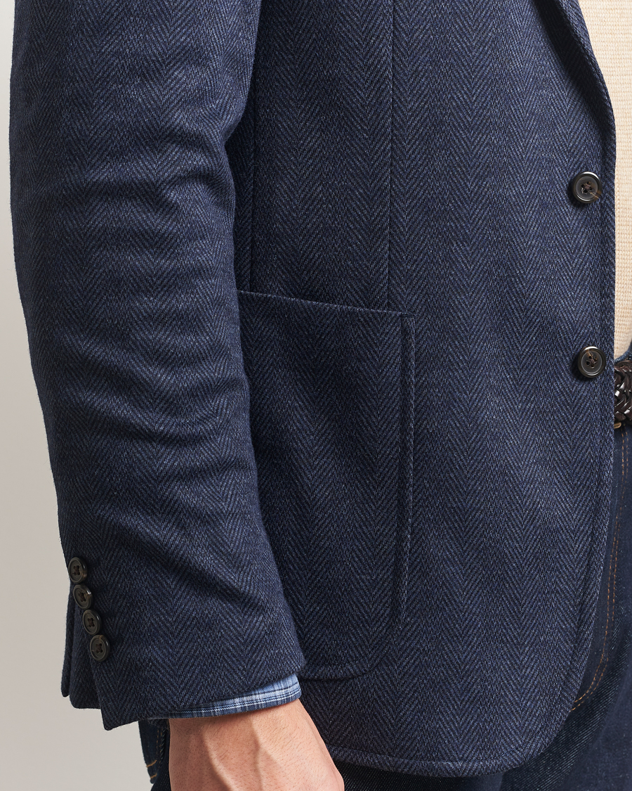 Mies | Pikkutakit | Polo Ralph Lauren | Herringbone Single Breasted Sportcoat Navy Multi
