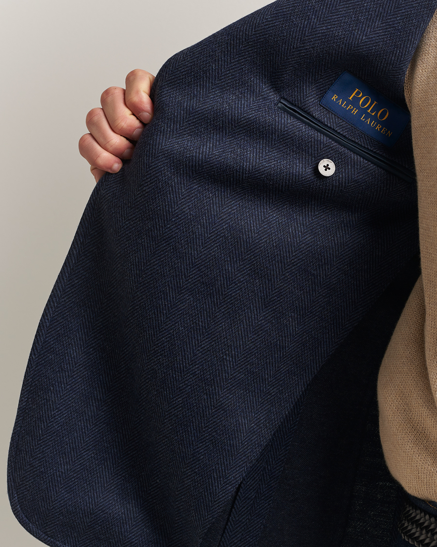 Mies | Pikkutakit | Polo Ralph Lauren | Herringbone Single Breasted Sportcoat Navy Multi