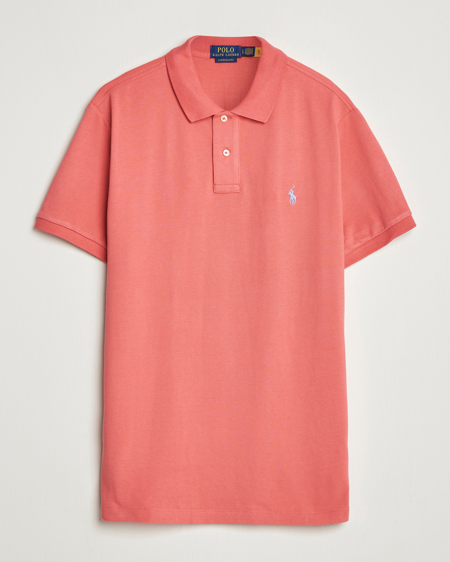 Mies | Pikeet | Polo Ralph Lauren | Custom Slim Fit Polo Red Sky