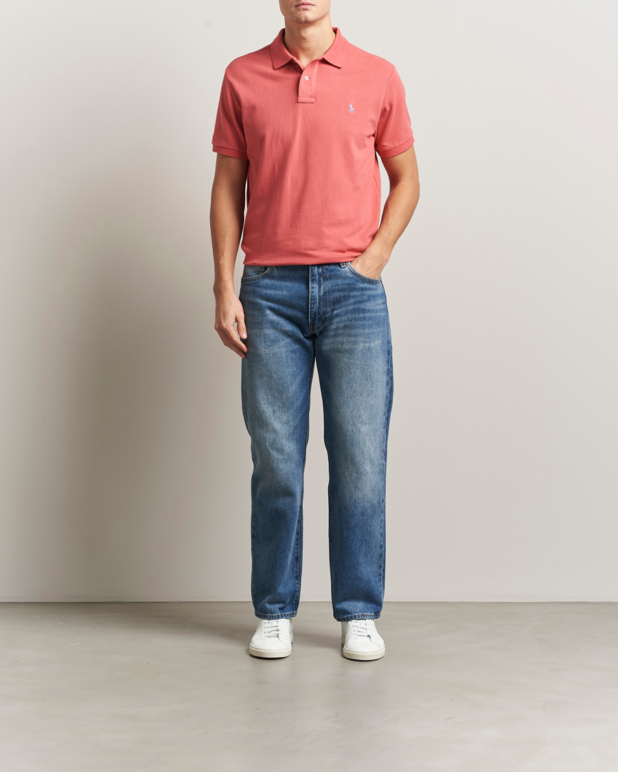 Mies | Pikeet | Polo Ralph Lauren | Custom Slim Fit Polo Red Sky