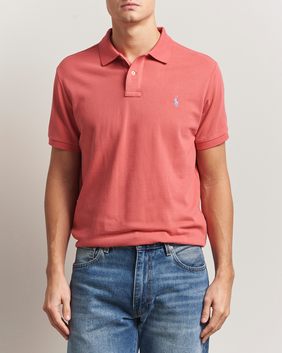 Mies | Pikeet | Polo Ralph Lauren | Custom Slim Fit Polo Red Sky