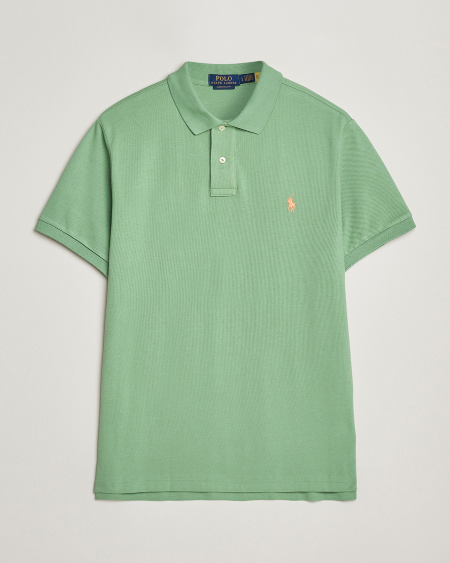 Mies | Pikeet | Polo Ralph Lauren | Custom Slim Fit Polo Outback Green