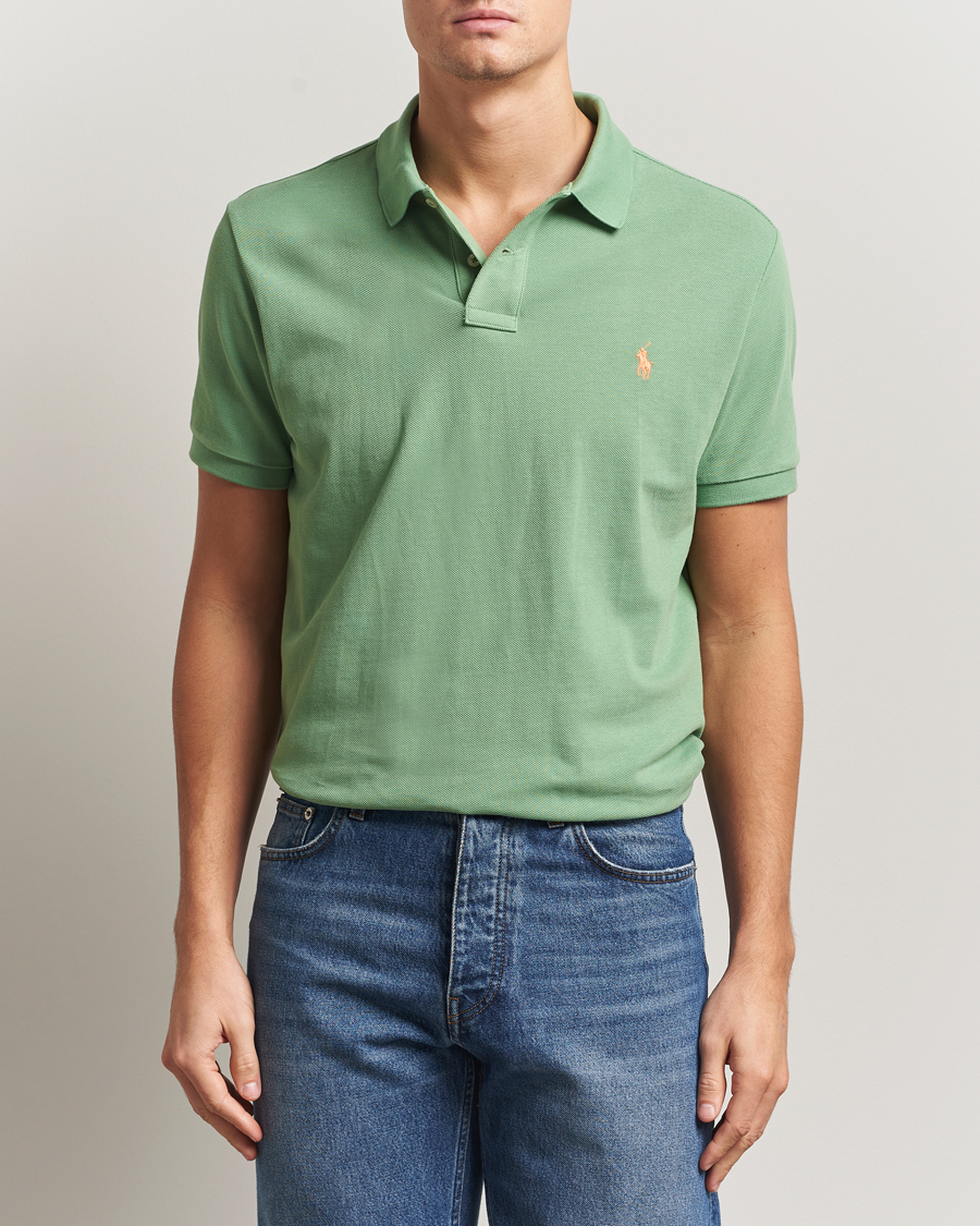 Mies | Pikeet | Polo Ralph Lauren | Custom Slim Fit Polo Outback Green
