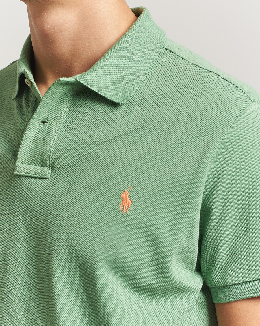 Mies | Pikeet | Polo Ralph Lauren | Custom Slim Fit Polo Outback Green