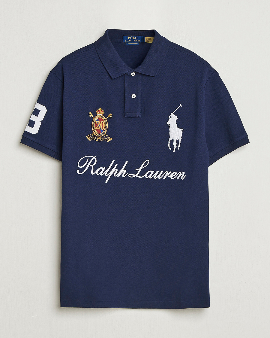 Mies | Pikeet | Polo Ralph Lauren | Custom Slim Fit Big Pony Polo Cruise Navy