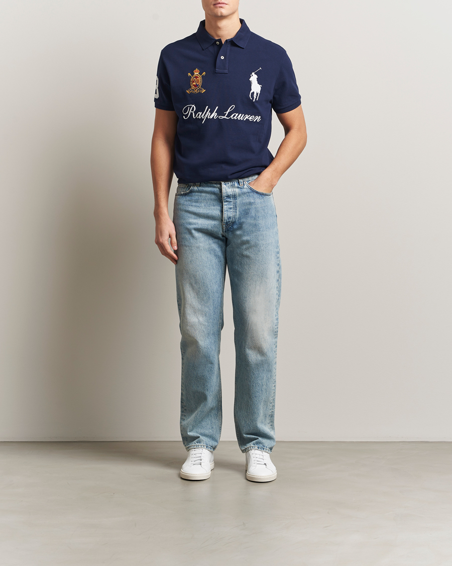 Mies | Pikeet | Polo Ralph Lauren | Custom Slim Fit Big Pony Polo Cruise Navy