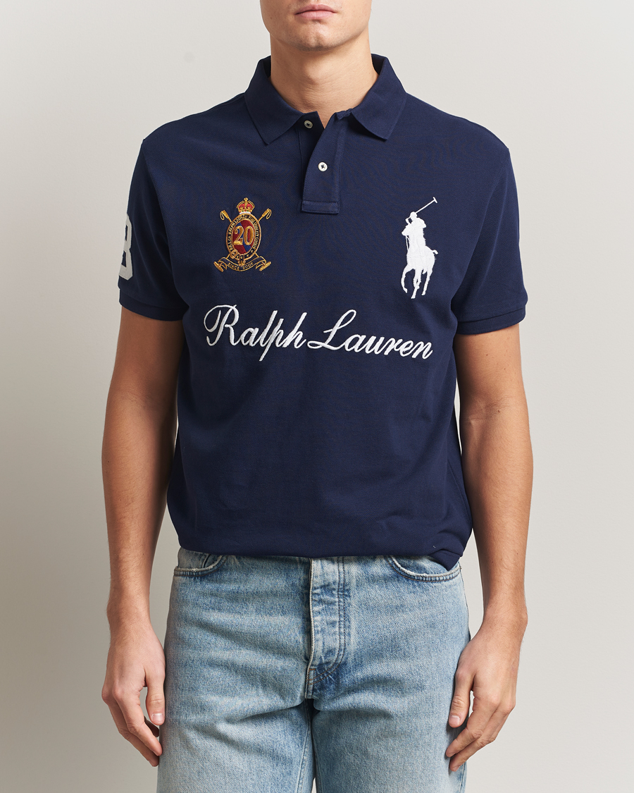 Mies | Pikeet | Polo Ralph Lauren | Custom Slim Fit Big Pony Polo Cruise Navy