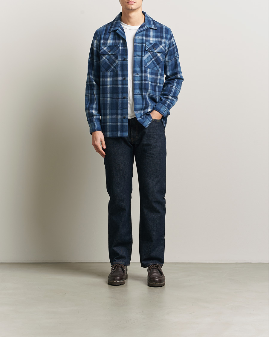 Mies | Kauluspaidat | Polo Ralph Lauren | Plainweave Wool Pocket Shirt Blue Heather Multi