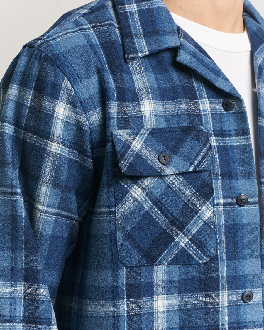 Mies | Kauluspaidat | Polo Ralph Lauren | Plainweave Wool Pocket Shirt Blue Heather Multi