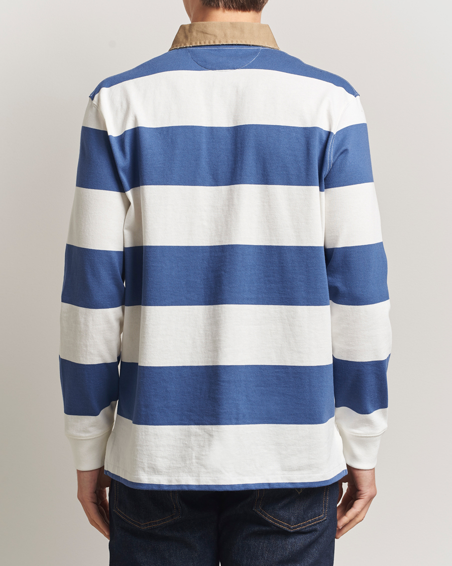 Mies | Puserot | Polo Ralph Lauren | Long Sleeve Rugby Sweater Old Royal/Cream