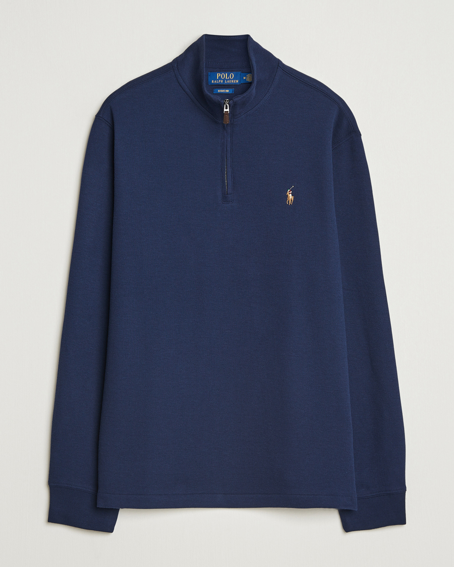 Mies | Puserot | Polo Ralph Lauren | Double Knitted Half Zip Cruise Navy