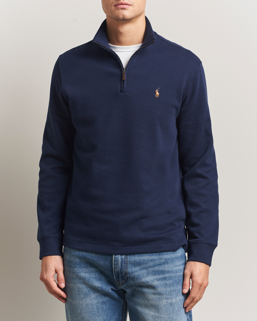 Mies | Puserot | Polo Ralph Lauren | Double Knitted Half Zip Cruise Navy