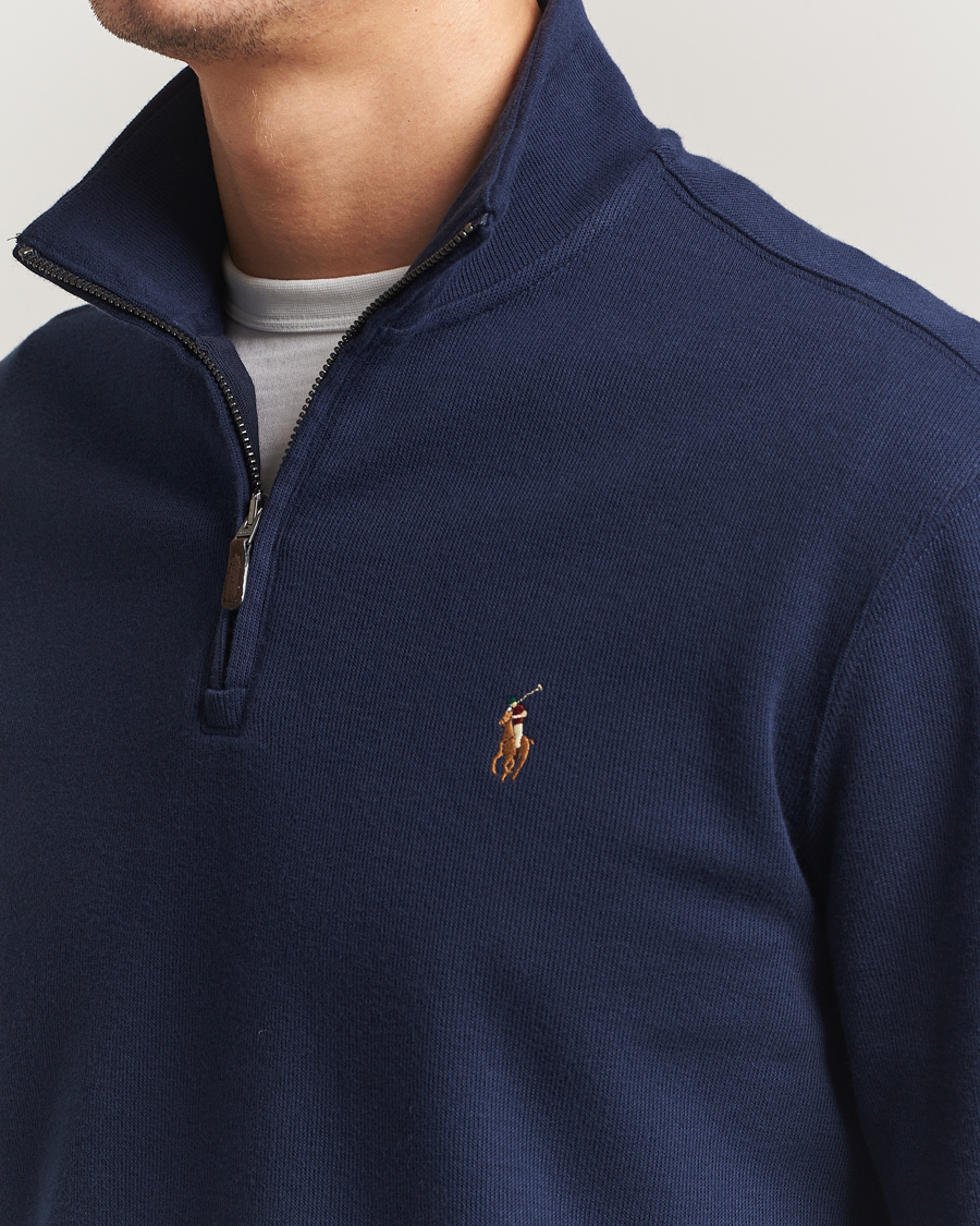 Mies | Puserot | Polo Ralph Lauren | Double Knitted Half Zip Cruise Navy