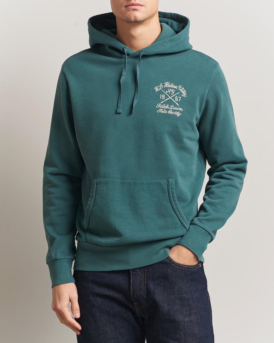 Mies | Puserot | Polo Ralph Lauren | Printed Hoodie Charter Green