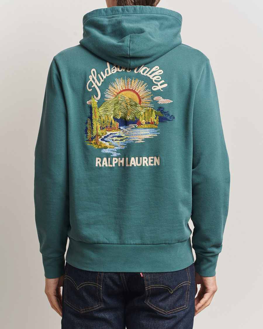 Mies | Puserot | Polo Ralph Lauren | Printed Hoodie Charter Green
