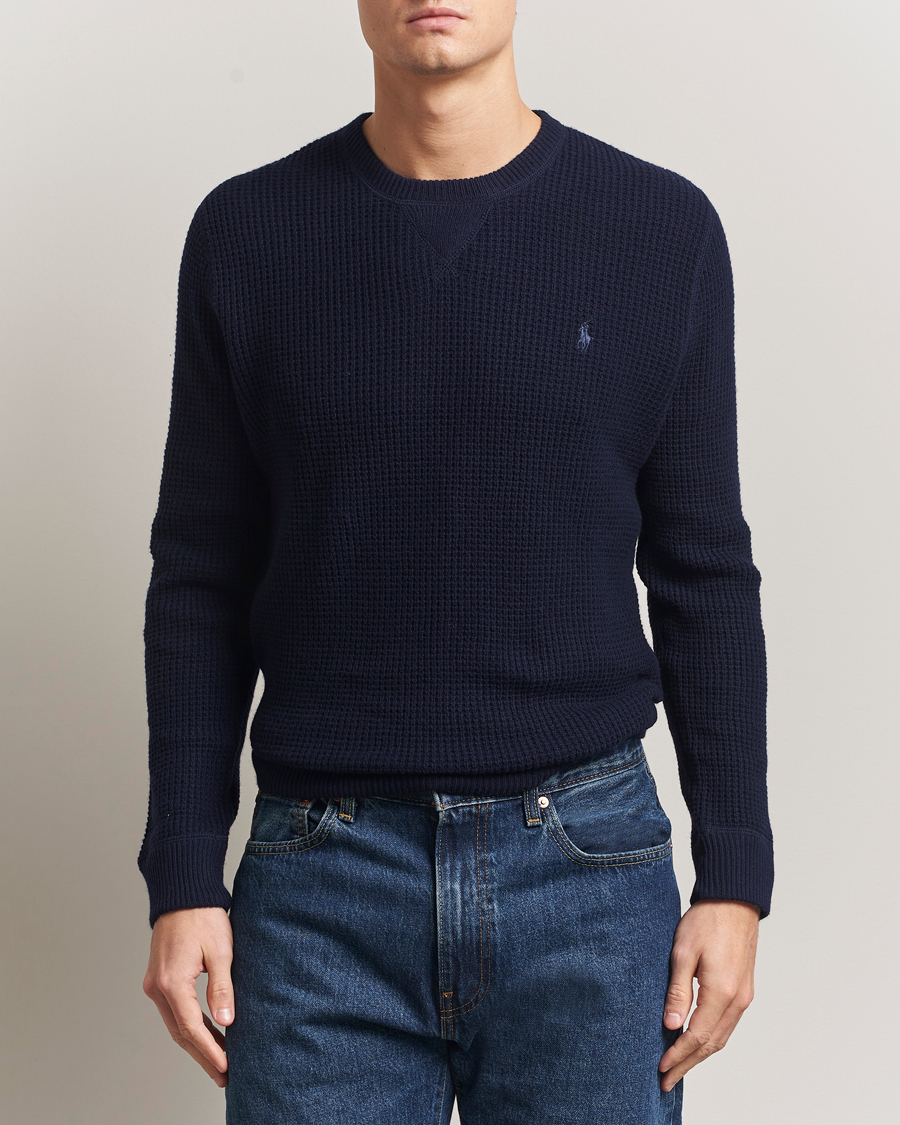 Mies | Puserot | Polo Ralph Lauren | Cotton/Wool Pullover Hunter Navy