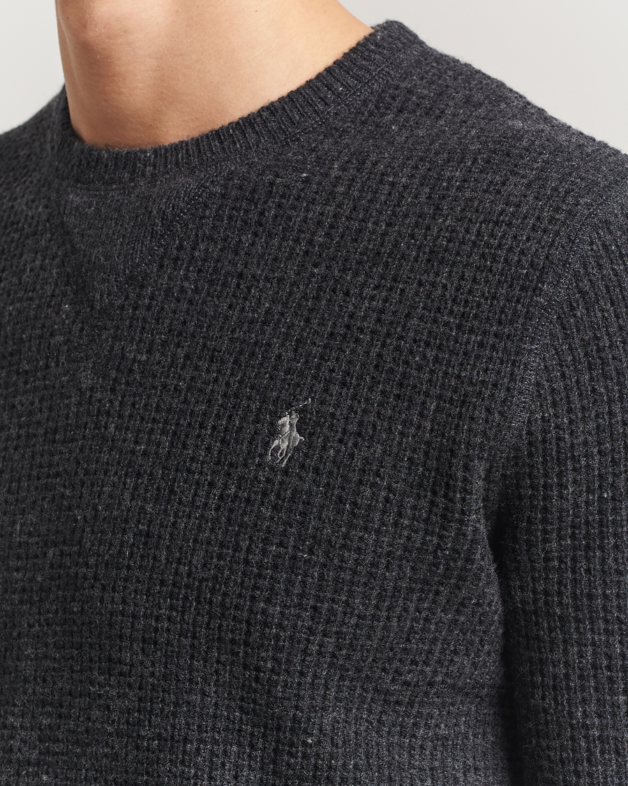 Mies | Puserot | Polo Ralph Lauren | Cotton/Wool Pullover Dark Granite Heather