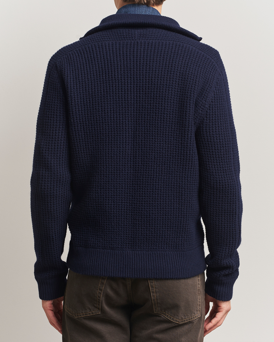 Mies | Puserot | Polo Ralph Lauren | Cotton/Wool Full Zip Hunter Navy