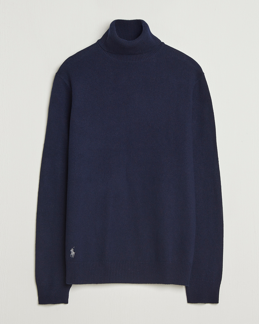 Mies | Puserot | Polo Ralph Lauren | Cotton/Wool Rollneck Hunter Navy