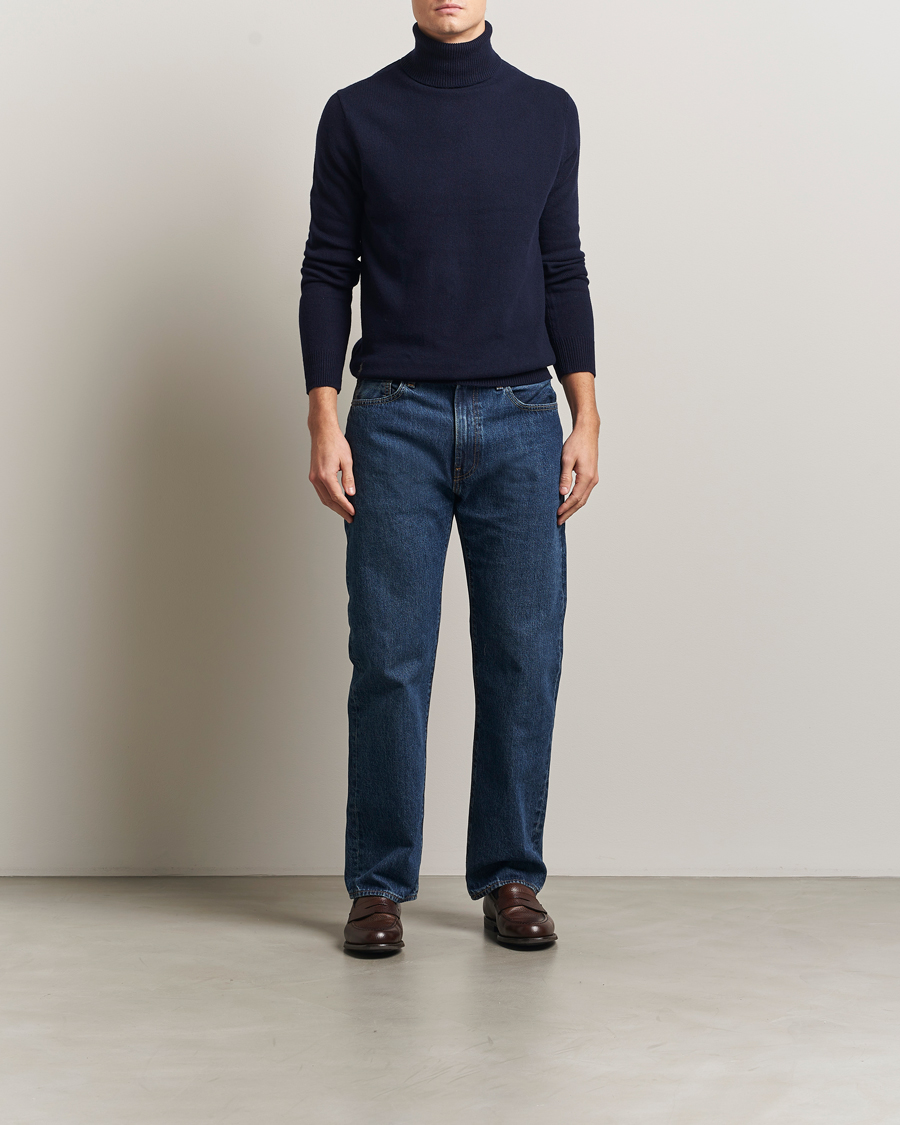 Mies | Puserot | Polo Ralph Lauren | Cotton/Wool Rollneck Hunter Navy