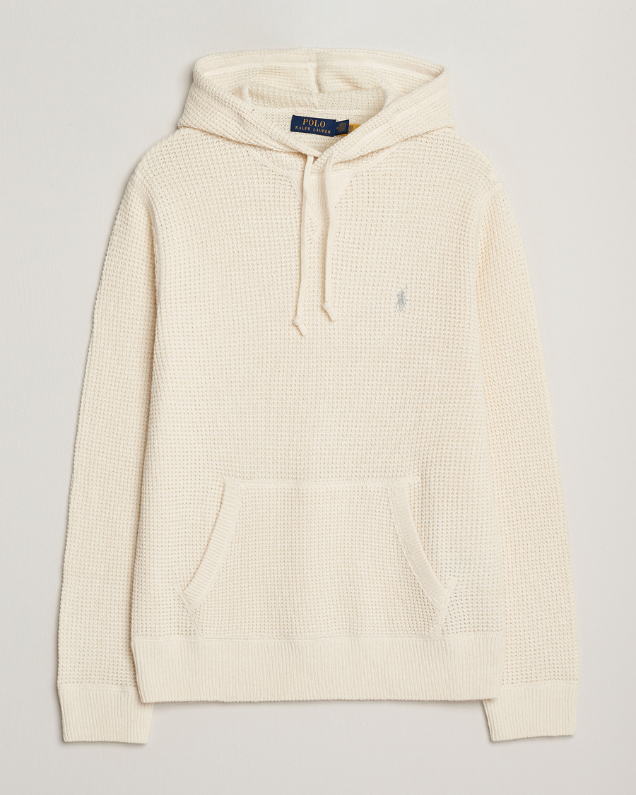 Mies | Puserot | Polo Ralph Lauren | Cotton/Wool Hoodie Andover Cream