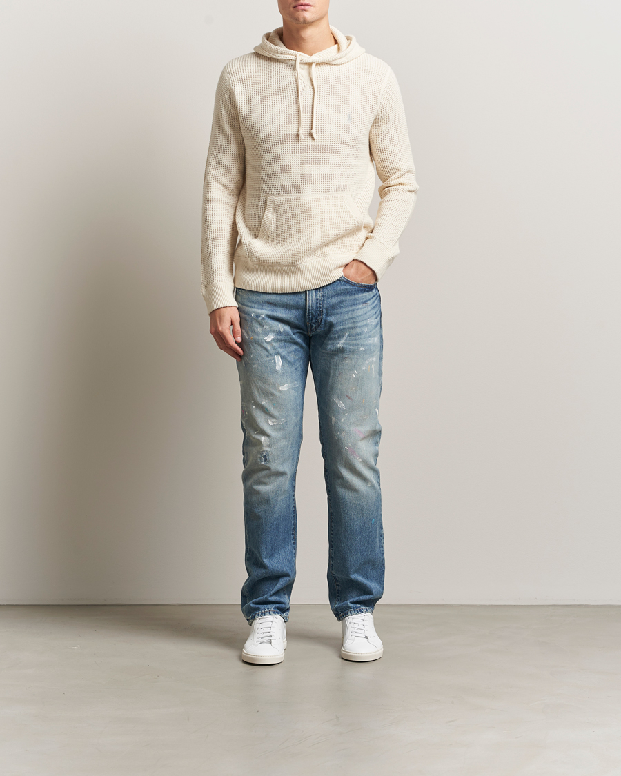 Mies | Puserot | Polo Ralph Lauren | Cotton/Wool Hoodie Andover Cream
