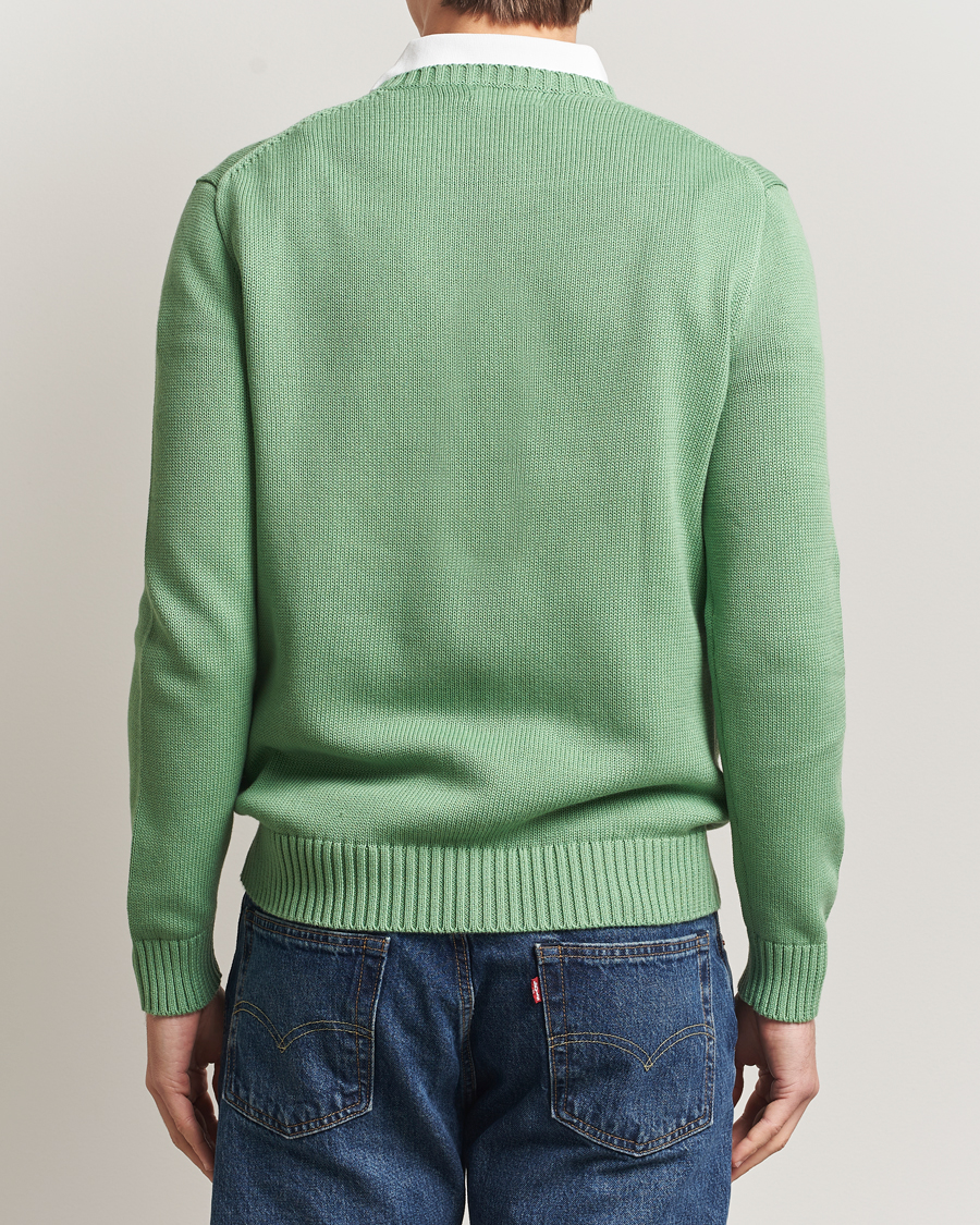 Mies | Puserot | Polo Ralph Lauren | Cotton Crew Neck Sweater Outback Green