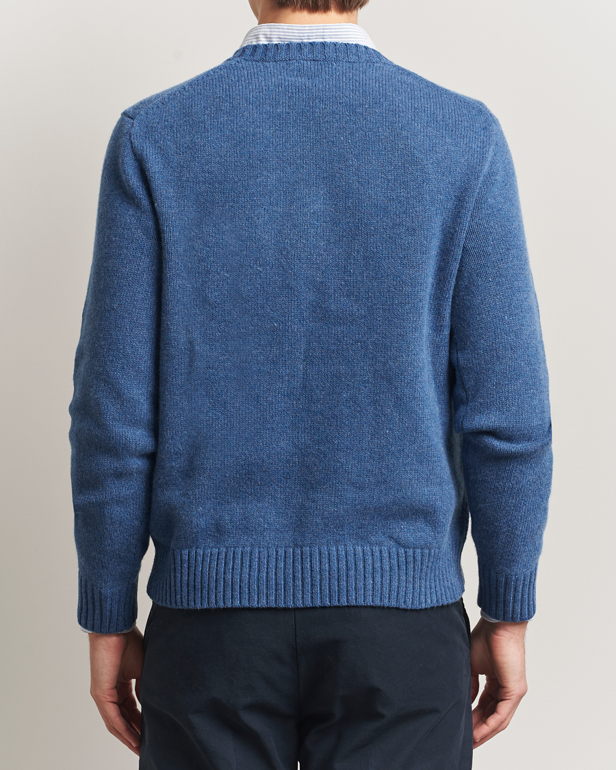 Mies | Puserot | Polo Ralph Lauren | Cotton/Wool Printed Sweater Blue Multi