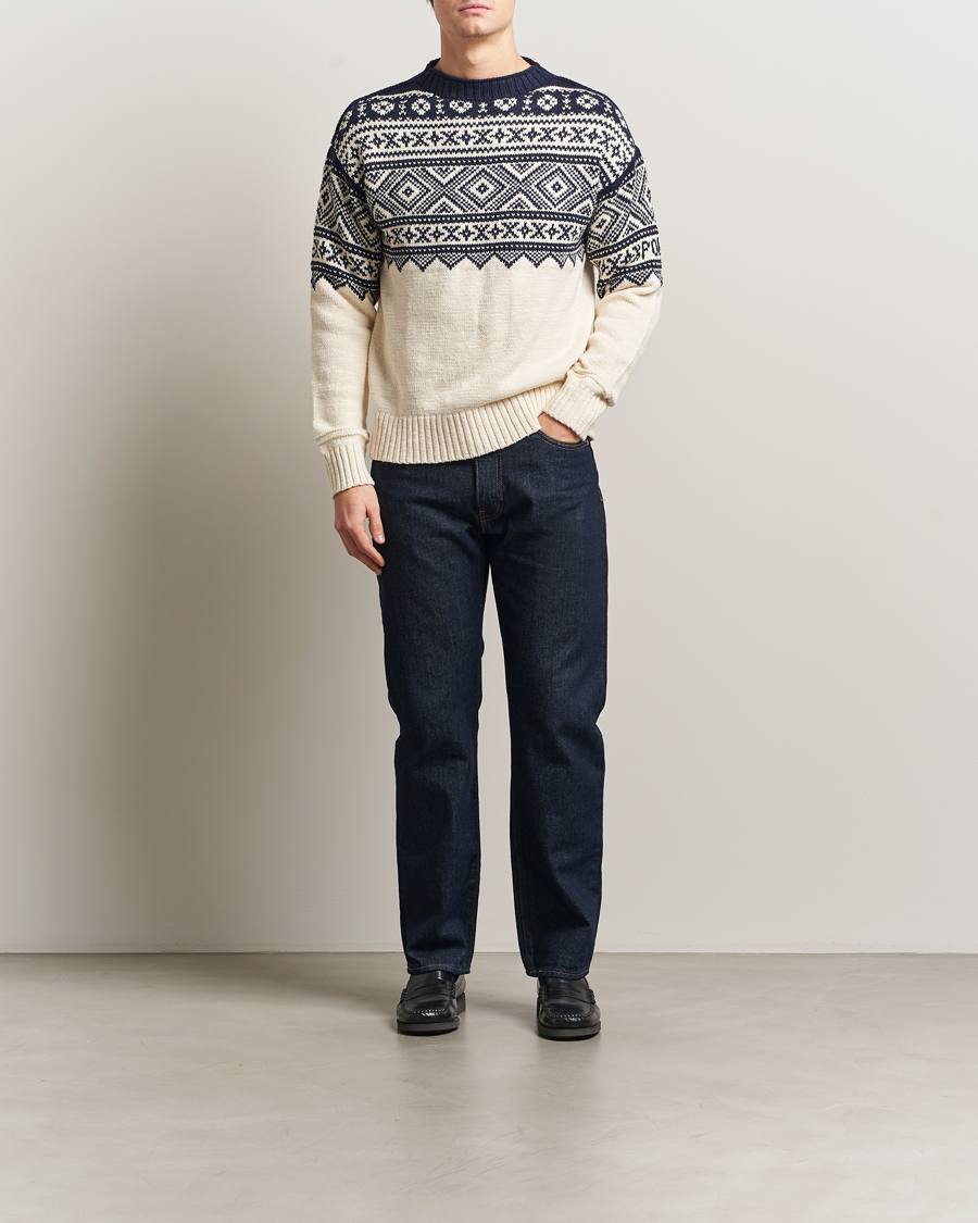 Mies | Puserot | Polo Ralph Lauren | Cotton/Cashmere Sweater Cream Combo